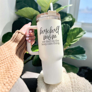 baseball mom quotes tumbler
sports mom wisdom cup
baseball parent gift idea
mom life tumbler 40oz

