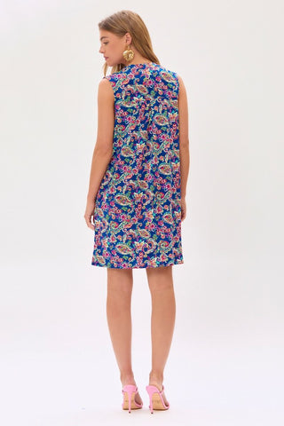 Dear Scarlett Lizzy Tank Dress in Royal
