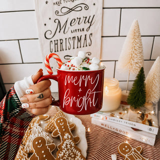 Christmas cottagecore mug
cozy holiday aesthetic mug
winter farmhouse decor
Christmas kitchen accessories
charming Christmas mug
vintage inspired holiday cup
cozy seasonal decor
Merry and Bright ceramic Christmas coffee mug for holiday mornings
festive Christmas mug perfect for coffee tea and hot chocolate
Christmas mug for festive sipping, gifting, and decorating