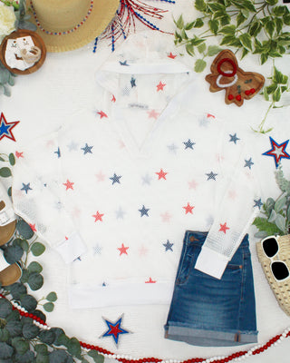 IN STOCK American Stars Mesh Hoodie FINAL SALE