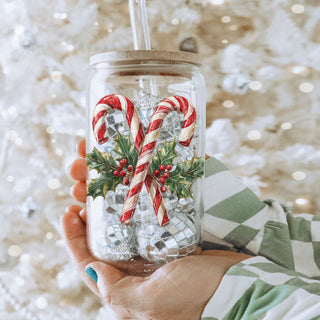 Candy Cane Holly 17oz