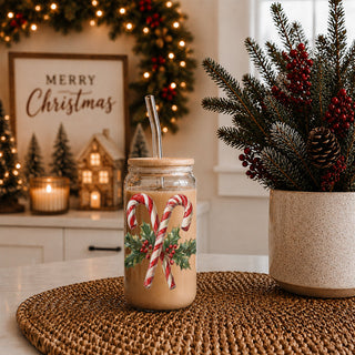 Candy Cane Holly 17oz