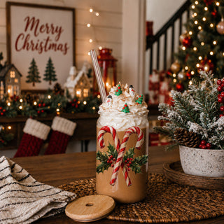Candy Cane Holly 17oz