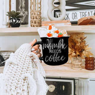 Spooky Mom Gift Ideas Mombie Coffee Mug Halloween Design
Spooky Mom Christmas Gift Black Ceramic Mombie Mug