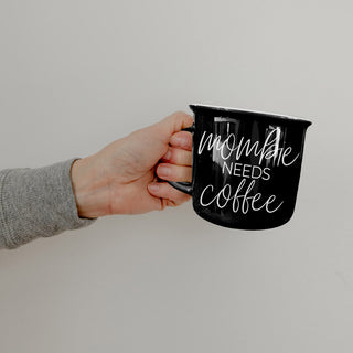 Gothic Mom Coffee Cup Mombie Needs Coffee Design
Humorous Halloween Mom Gift Mombie Coffee Mug