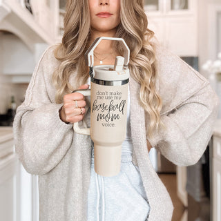 sports parent tumbler
baseball mom accessories
insulated baseball cup with handles