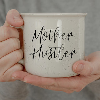 Mother Hustler Coffee Mug for boss moms and mompreneurs.  Unique Boss gift ideas for moms. 