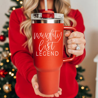 Naughty or nice list mug funny christmas holiday gift ideas
Christmas party favor tumbler - naughty list legend 40oz funny
