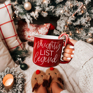 Funny Christmas mug for merry mischief makers
Holiday coffee mug with naughty list legend text
Christmas mug with funny naughty list saying
Naughty List Legend ceramic coffee cup for Christmas
Funny Christmas coffee mug for naughty list legends
Naughty List Legend Christmas mug for secret Santa gifts
Funny holiday ceramic mug for white elephant exchange