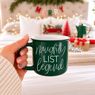 Naughty List Legend mug for stocking stuffer
Funny Christmas stocking stuffer mug
Naughty List Legend mug for holiday gift basket
Funny mug for Christmas gift basket
Christmas ceramic mug for naughty list legends
Funny Christmas coffee cup for sarcastic people
Naughty List Legend mug for holiday humor
Christmas mug for people with attitude
Funny holiday mug for sassy coffee lovers
