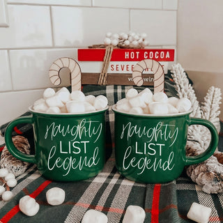 Christmas coffee cup in red or green
Naughty List Legend coffee mug in holiday colors
Funny Christmas mug with red and green style
Ceramic Christmas mug with funny festive design
Naughty List Legend mug for cozy winter drinks
Funny winter mug for Christmas season
Christmas mug for cold weather coffee
Naughty List Legend mug for sipping by the tree
Funny Christmas mug for holiday movie night
Naughty List Legend mug for Hallmark movie night
Funny mug for Christmas morning chaos