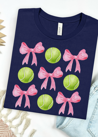 Tennis & Bows Bella Canvas T-Shirt