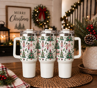 Christmas morning nutcracker tumbler
nutcracker coffee cup for holiday mornings
festive water tumbler for Christmas season
Christmas party tumbler with nutcracker design
holiday entertaining tumbler with Christmas soldiers
festive brunch tumbler with nutcracker pattern
Christmas shopping tumbler with handle
holiday decorating tumbler nutcracker art
Christmas baking tumbler with nutcracker design
festive winter tumbler with toy soldiers
cozy Christmas nutcracker cup
warm holiday drinkware with nutcrackers