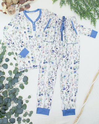 IN STOCK Cozy Pajama Set - Olive Meadow