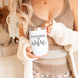 Partners in wine tumbler 17oz
Friendship wine cup partners
Partners in wine tumbler gift
Wine tumbler partners accessories