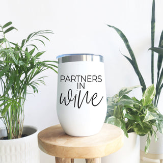 Funny wine cup gift friends
Friend wine tumbler stocking stuffer
Partners in wine gift set
Gia Roma partners wine tumbler