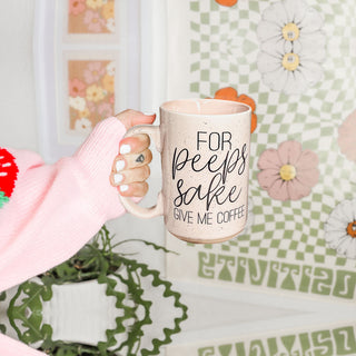 pink ceramic coffee mug
blue ceramic coffee mug
funny peeps mug
easter morning coffee mug