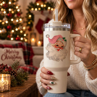 retro Christmas character tumbler
nostalgic Christmas character drinkware
vintage pink holiday 40oz tumbler
kitschy Santa Christmas drink cup
retro kitsch holiday tumbler
pink kitsch Christmas cup
vintage kitschy Santa drinkware
1950s inspired Santa Christmas cup
retro 1950s Santa holiday tumbler
vintage Santa kitsch Christmas gift
retro holiday kitchen Santa cup
charming retro Santa Christmas tumbler
cheerful vintage holiday drinkware
playful pink Santa Christmas cup
pink retro holiday beverage cup
festive