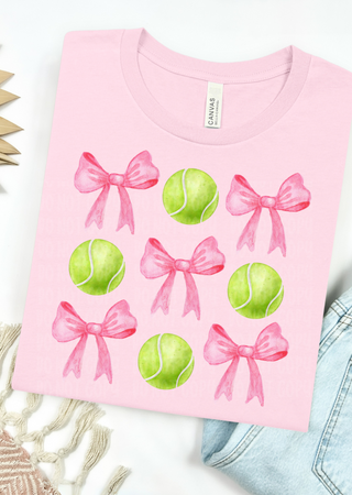 Tennis & Bows Bella Canvas T-Shirt
