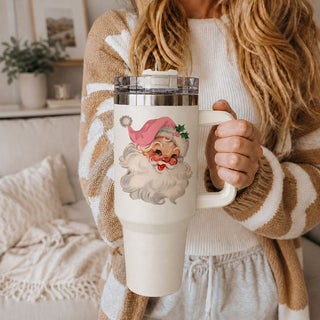 pink Santa coworker gift
teacher gift with vintage Santa
holiday hostess pink Santa tumbler
Christmas brunch Santa tumbler
Christmas party Santa drinkware
holiday entertaining Santa tumbler
Christmas decorating tumbler
gift wrapping Santa tumbler
Christmas baking Santa tumbler
Christmas movie night tumbler
cozy winter Santa tumbler
festive December tumbler
holiday season Santa drinkware
retro pink Santa holiday tumbler
vintage Santa Claus 40oz travel tumbler
pink Santa Christmas cup for women
nostalgic Sant
