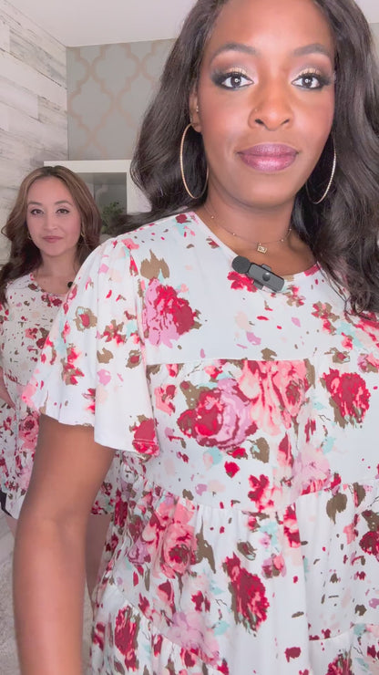 Floral Belle - Tiered Top