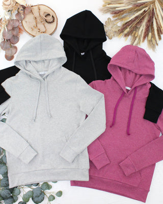IN STOCK Hailey Hoodie - Raspberry