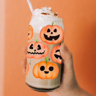 Dishwasher safe halloween glass
BPA free pumpkin tumbler
Stainless steel straw included
Large capacity fall drink glass
Halloween iced coffee tumbler