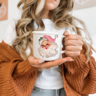 cute ceramic mug for holiday cocoa nights
pink Christmas decorations for kitchen and coffee bar
festive holiday gift for vintage Christmas lovers
Santa face mug for collectors and Christmas fans
cozy winter coffee cup with holiday design
Christmas stocking stuffer mug for women
adorable Christmas mug for festive home decorating
pink Christmas aesthetic gifts
coquette Christmas decorations
pink holiday decor ideas
vintage Christmas gifts
retro Santa decorations