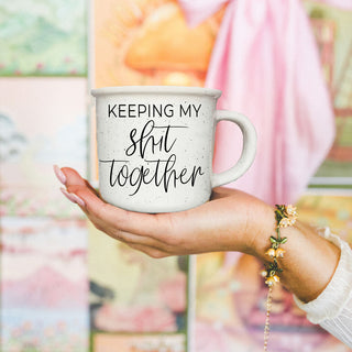 sarcastic mug for mental load queens
adult humor mug for overwhelmed women
novelty ceramic mug for stressed out adults
woman holding funny adulting coffee mug
oversized coffee mug for chaotic mornings
funny mug about keeping life together
relatable adulting problems coffee cup