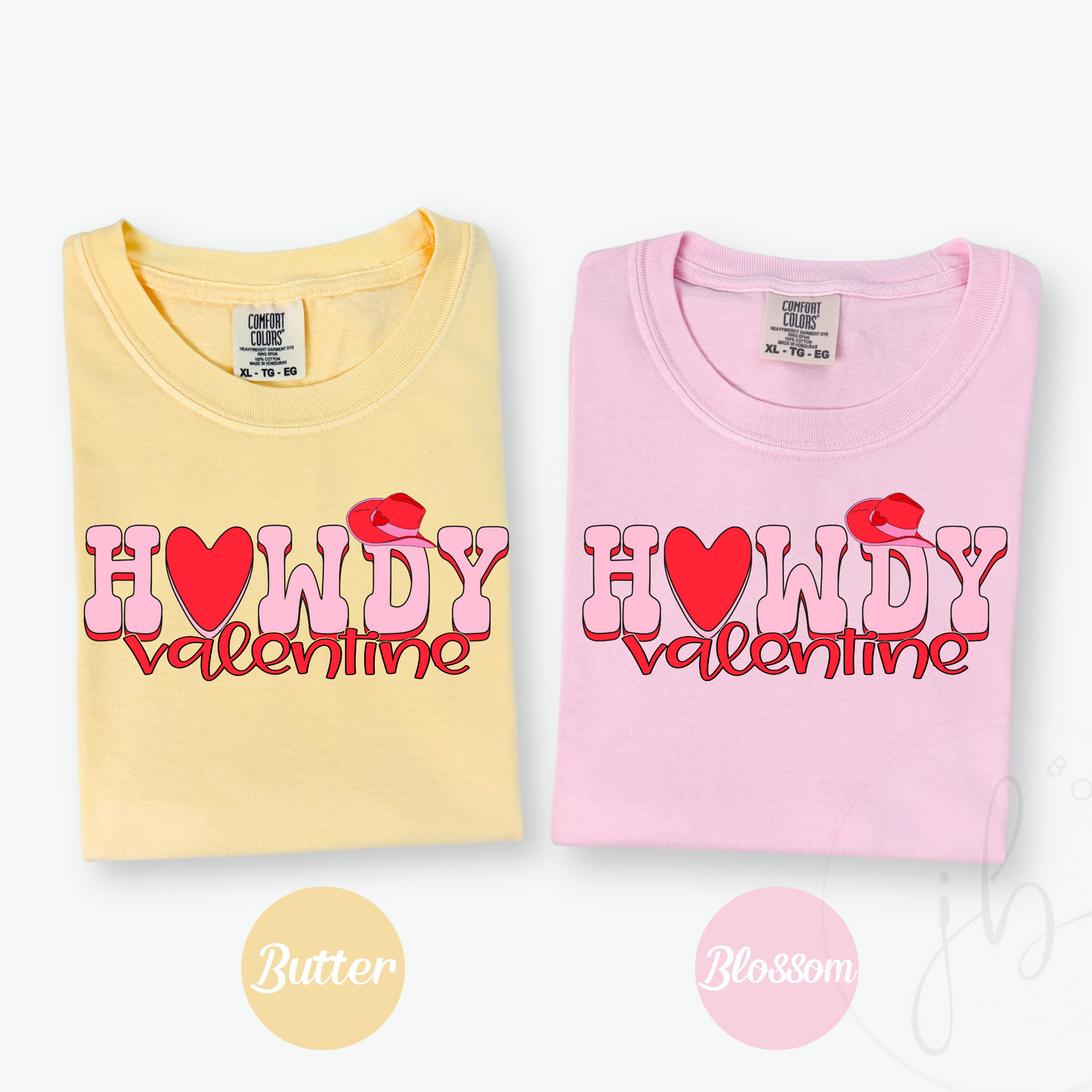 Howdy Valentine Words tee