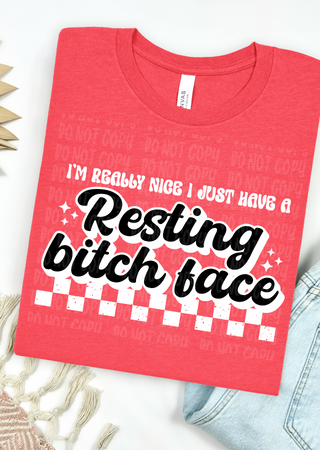 Checkered Sass Bella Canvas T-Shirt