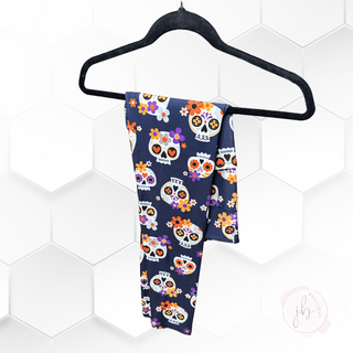 Day of the Dead Skull Pocket Leggings