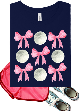Golf & Bows Bella Canvas T-Shirt
