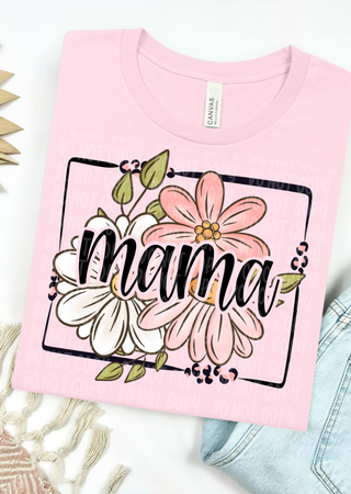 Floral Mama Bella Canvas T-Shirt