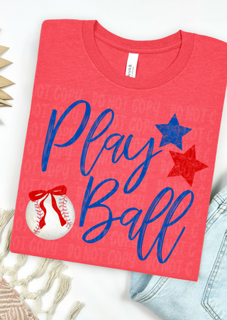 Play Ball Bella Canvas T-Shirt