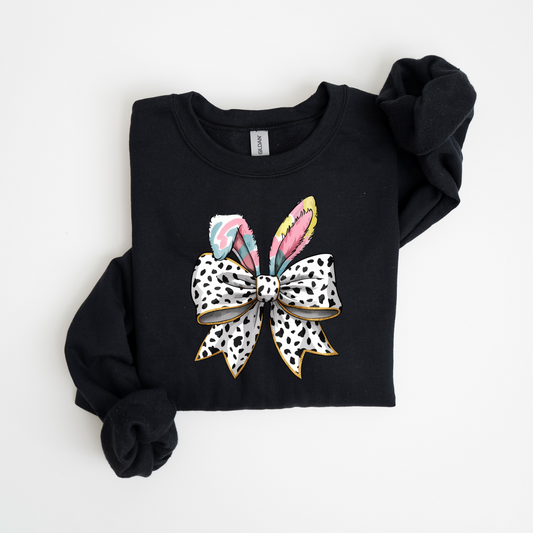 Easter Bunny Coquette Bow SWEATSHIRT