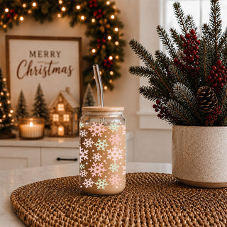 Pastel Snowflakes 17oz