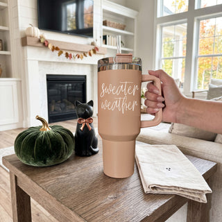 fall tumbler for teachers
neutral coffee tumbler for work
sweater weather aesthetic tumbler
autumn latte tumbler aesthetic
cute coffee tumbler aesthetic
neutral cozy coffee cup
large coffee tumbler with straw
cozy fall hydration tumbler
neutral cream autumn tumbler
fall quote coffee cup
