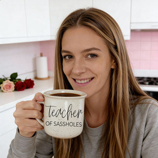 teacher of sassholes teacher gift idea
double sided teacher of sassholes mug
microwave safe teacher of sassholes cup
dishwasher safe ceramic teacher mug
rude funny teacher coffee cup wholesale