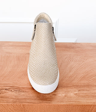 Timmibelle Wedge Sneaker in Cream