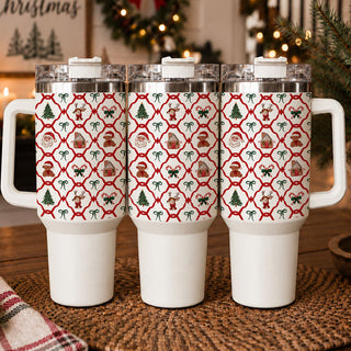 traditional Christmas 40oz tumbler
red and green Christmas tumbler with handle
cute Christmas icons tumbler
Santa gingerbread reindeer Christmas tumbler
40oz holiday tumbler with Santa and candy canes
festive Christmas tumbler for women
Christmas tumbler with traditional holiday pattern
red green holiday drinkware
Christmas cup with Santa gingerbread and reindeer
classic Christmas tumbler with handle
nostalgic Christmas drinkware
vintage inspired Christmas tumbler
Christmas tumbler with candy cane design