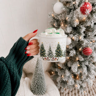 Christmas tree cocoa mug
Festive holiday mug with snowy evergreens
Christmas mug with gifts beneath the trees
Holiday mug with wrapped presents and Christmas trees
Snowy Christmas tree mug for cozy sipping
Winter wonderland mug for Christmas mornings
Christmas tree mug for hot chocolate
Holiday mug with elegant winter scene
Christmas mug with snowy holiday trees and gifts
Winter wonderland coffee mug for cozy nights
Christmas mug with soft snowy Christmas artwork
Holiday ceramic mug with festive tree scene