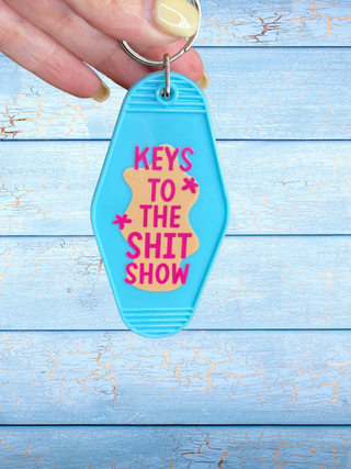 Keys To The Shit Show Keychain