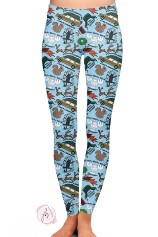 Vacay Fam Full Length Sport Pocket Leggings - TC2