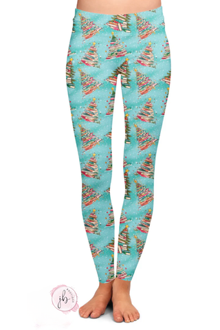 Tree Books Full Length Leggings Sport Pocket Leggings - TC2