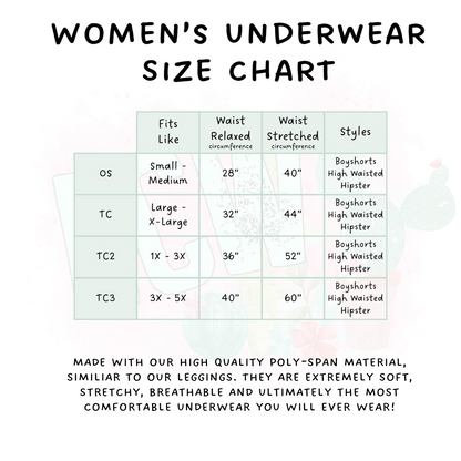 Batch #232 - Christmas Underwear - Closes 10/31 ETA early/mid Dec - Merry Football Women's Underwear