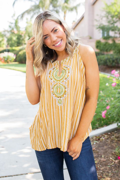 Make A Statement Sleeveless Top