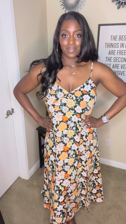 Retro Floral Sundress