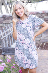 Lacy Floral Swing Dress